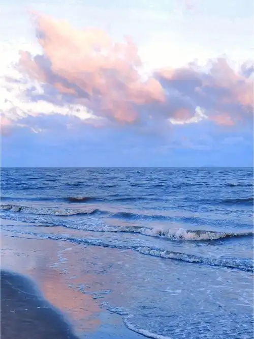 阳光海风沙滩海浪