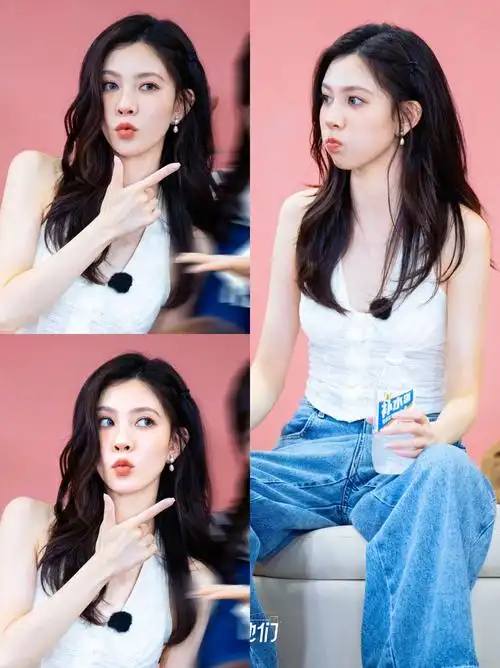 insp💙宋妍霏丹甜酷风穿搭!高级的减法!