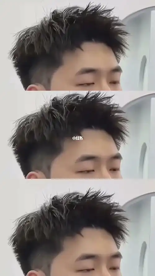 男生自然好打理的发型男生碎盖发男生烫发