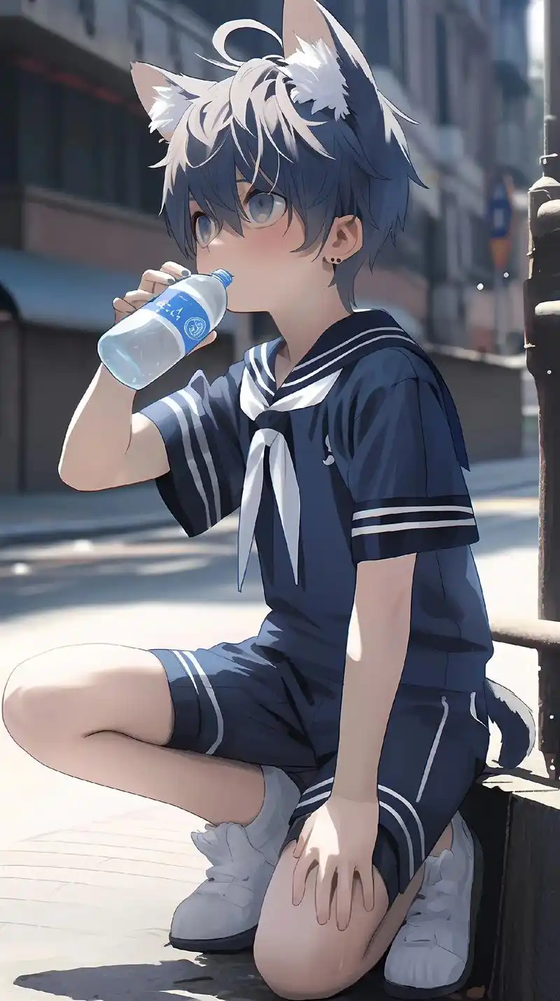 二次元ai绘画 #动漫正太 #二次元男孩子 #小正太 - 抖音