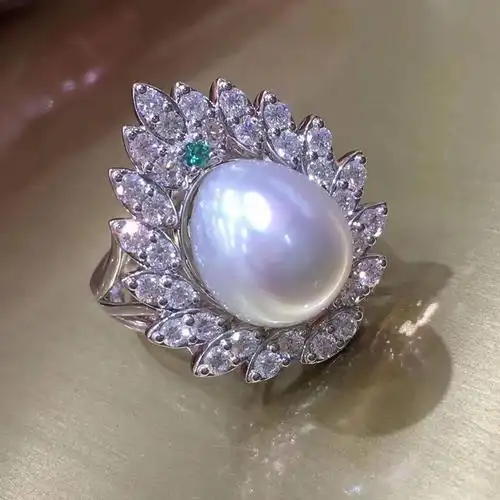 高级珍珠戒指款式图集