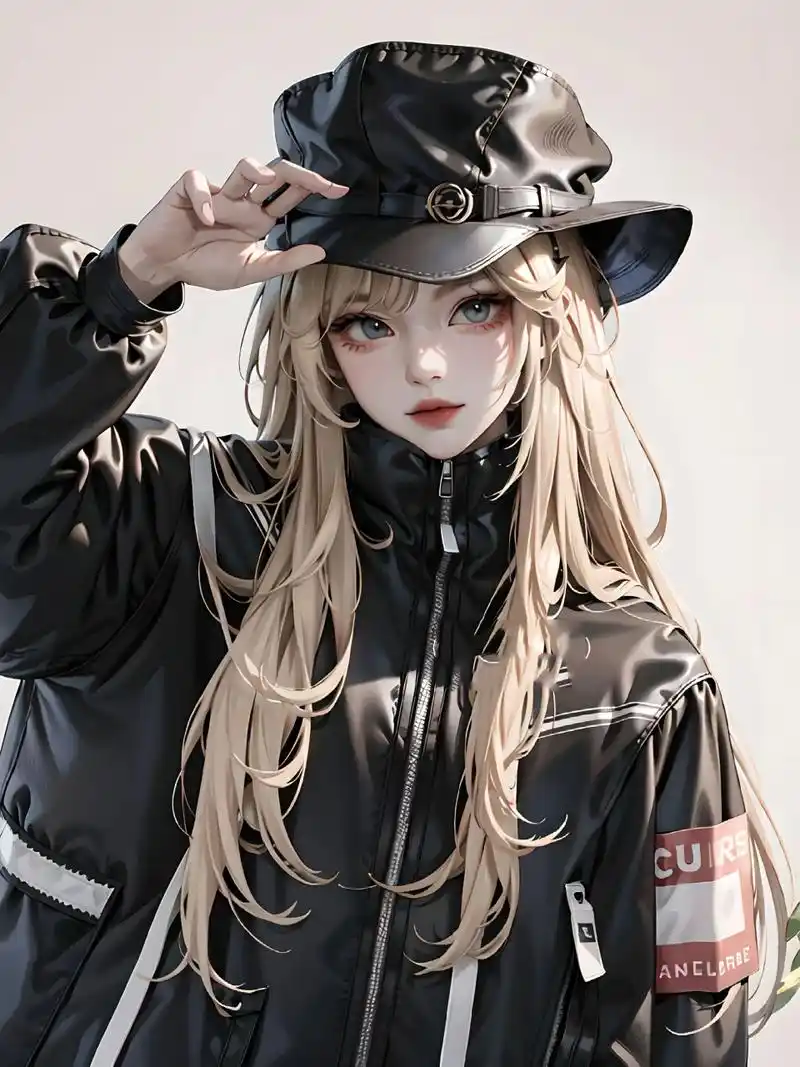 机能风金发少女,酷飒来袭,皮衣制霸全场 嘿,boy! 今晚有空吗?