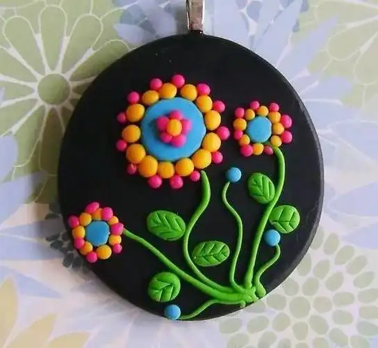 黏土简单捏圆也能做成漂亮的作品