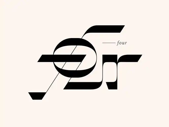 优雅线条20款巧妙融合字体设计