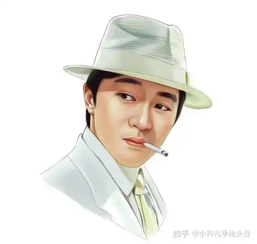 手绘头像男成熟稳重 手绘头像男简约 小玲儿手绘 - 知乎