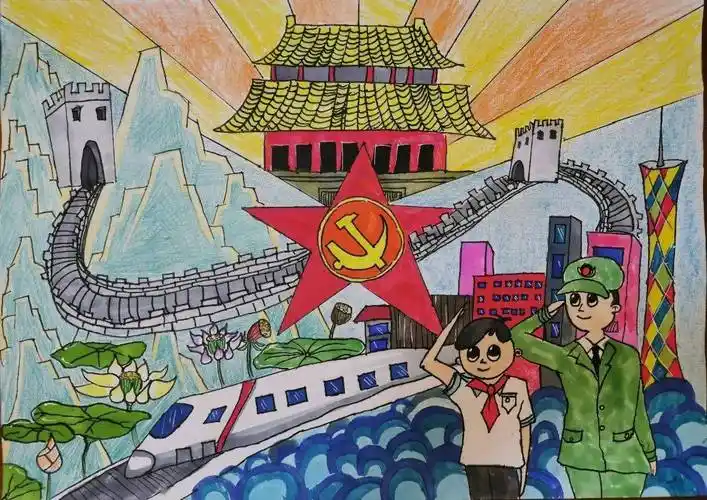 祖国和党的歌颂怎会有今天幸福安康的生活如果不是那一种坚韧的信仰怎