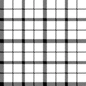 黑白格子布图片