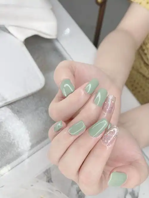 11 【环保健康】手部美甲单色 2021年7月4日