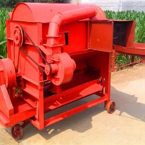 大产量家用水稻脱粒机 大型125型号脱粒机工作视频