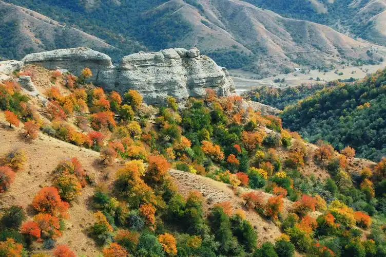 2018年9月22日伊犁大西沟福寿山秋色