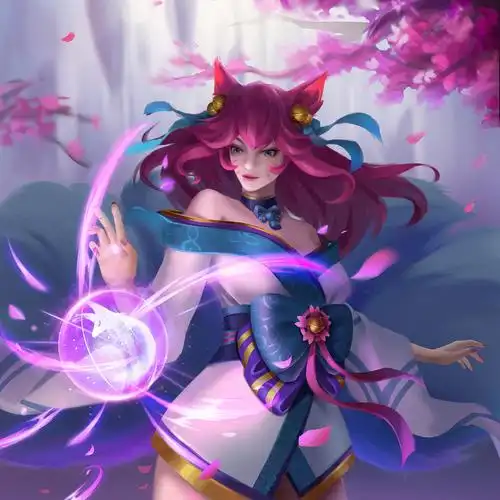 阿狸|插画|游戏原画|_咸鱼圈__原创作品-站酷zcool