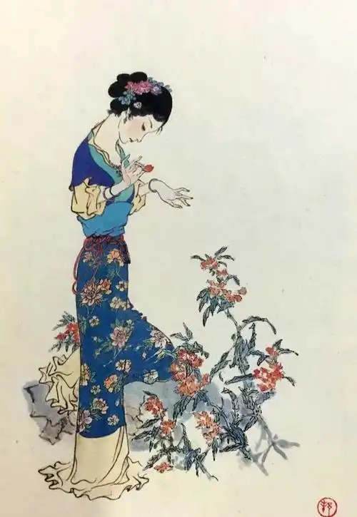 戴敦邦人物画欣赏