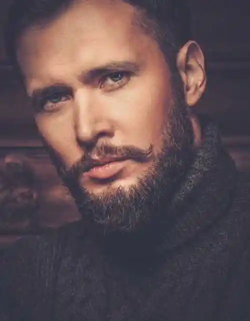 帅气的男人系列-穿西装有胡子的男人图片-高清图片-图片素材-寻图免费