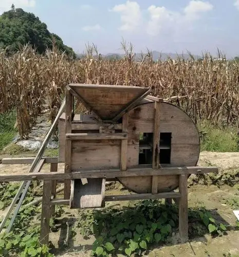 打谷机,实谷与谷壳分离