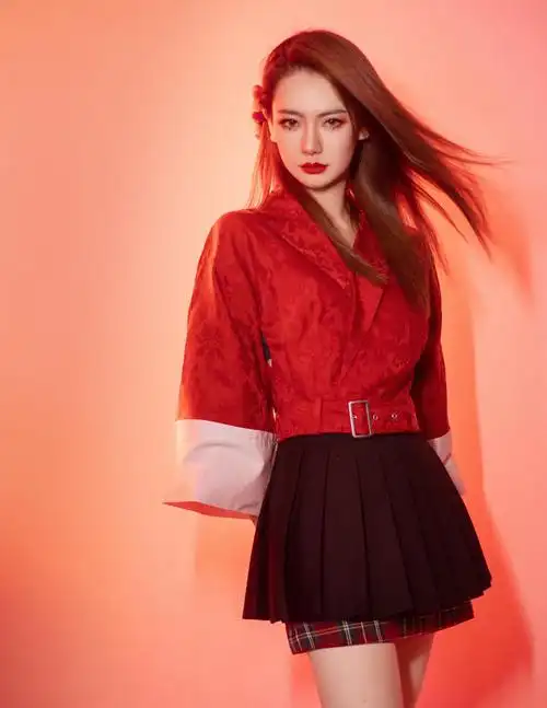 戚薇中国风造型,复古摩登别样风情