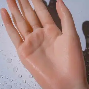 手模型硅胶仿真假l手模特女拍照饰品直播展示真人手指美甲假手道