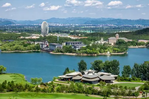 北京市怀柔区雁栖湖风光