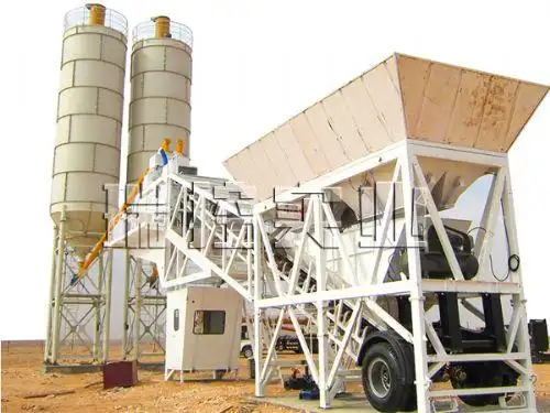 移动水稳yhzs90型移动搅拌站设备