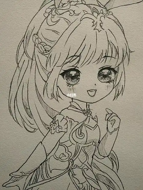 教你画小舞姐吖!