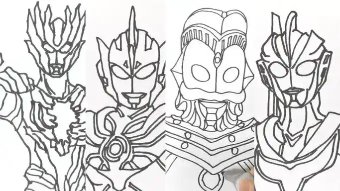 全部奥特曼怎么画 全部奥特曼怎么画简单