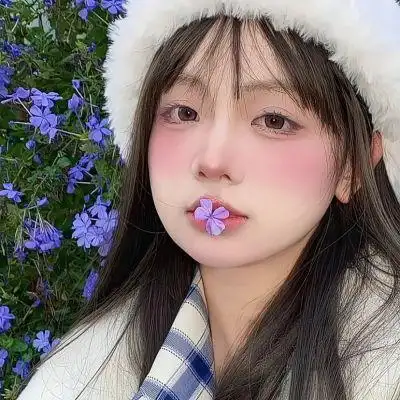 可爱清新女生头像正脸平平淡淡回首已陌路