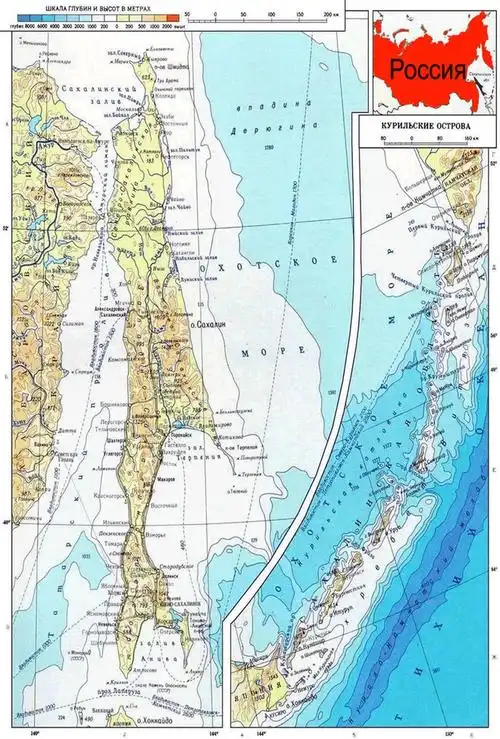 萨哈林岛俄罗斯最大的岛屿