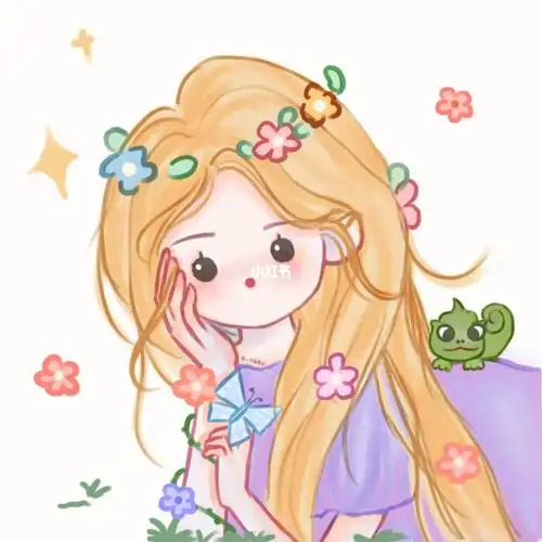 迪士尼头像长发公主