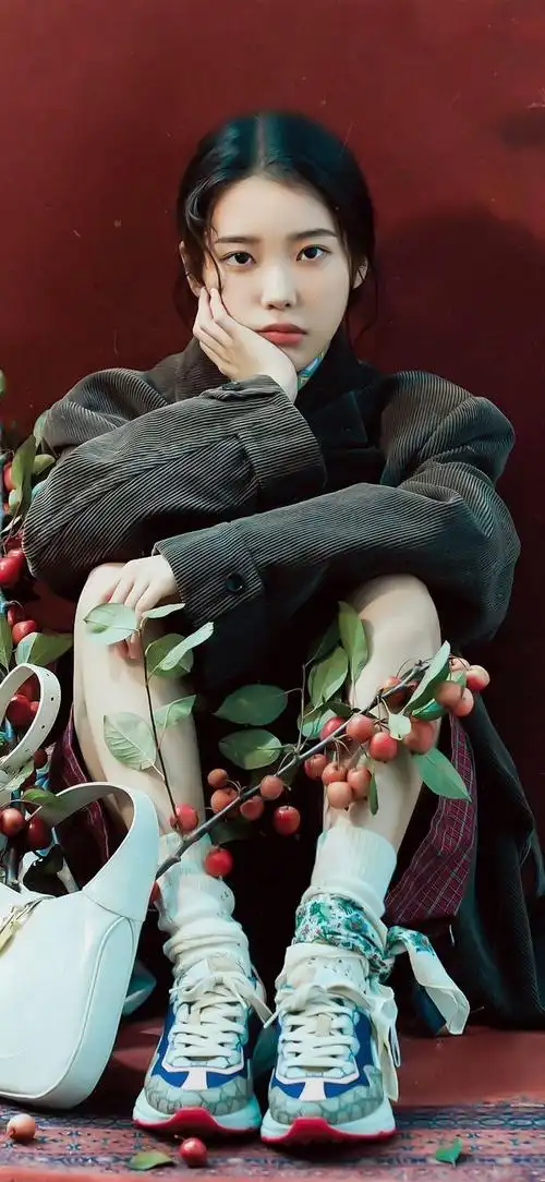 iu李知恩蓝发壁纸美图 - 知乎