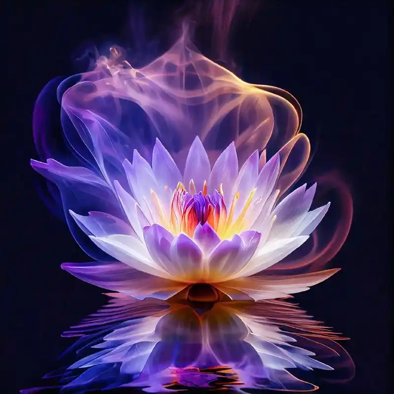 紫色莲花寓意着: 1,纯真,可送给身边性 - 抖音