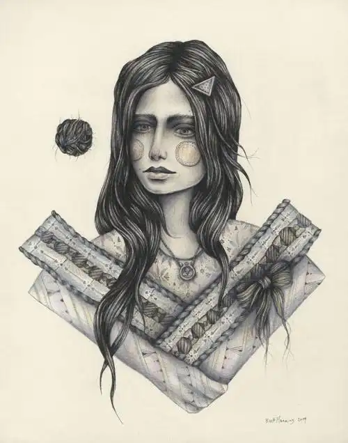 (组图)创意女性铅笔画欣赏