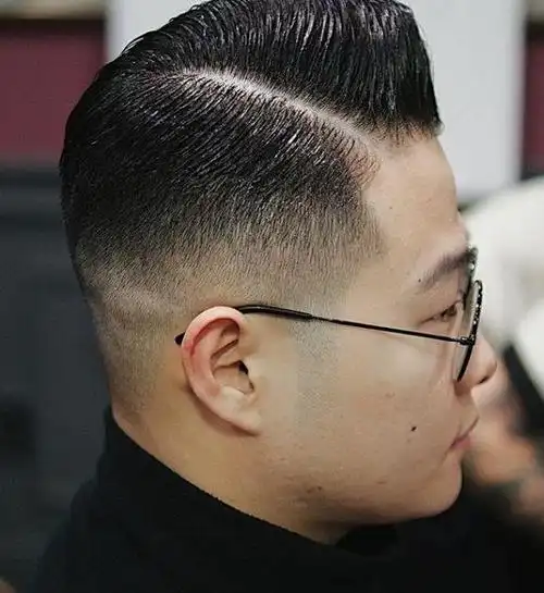 复古油头造型图鉴 三七分男士短发造型