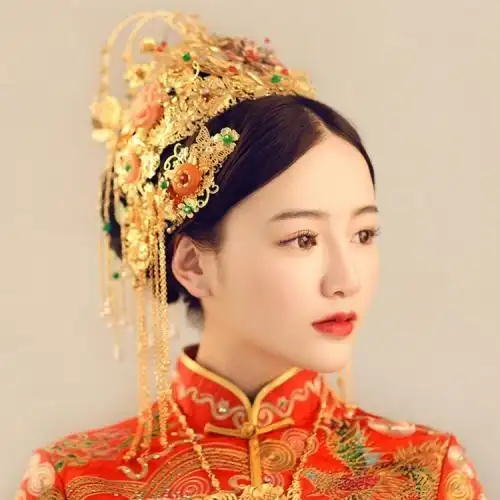 结婚古装发型分解