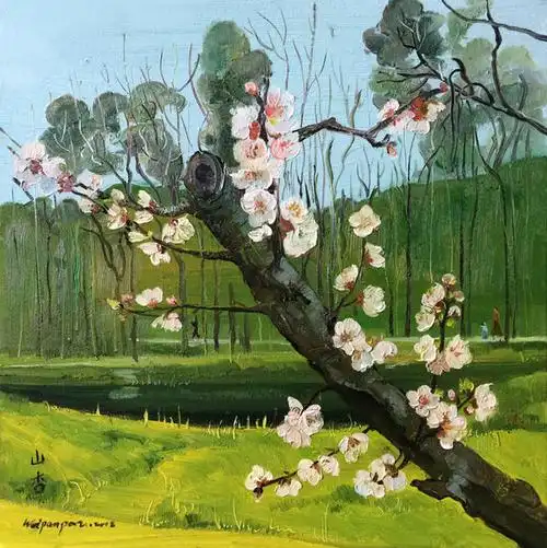 杏花春雨——魏盼盼油画新作