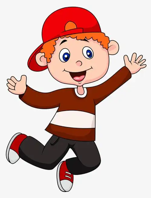 跳起的男孩素材图片免费下载_高清卡通手绘png_cnc娱乐_cnc娱乐平台
