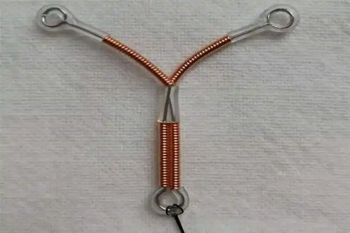 带铜v形宫内节育器图