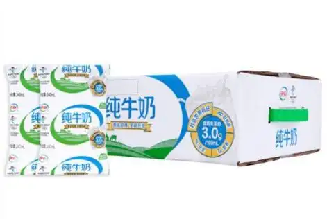 伊利无菌枕纯牛奶多少钱一箱为什么那么便宜图片