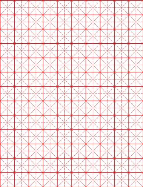 硬笔书法米字格空白字帖用纸(实用)