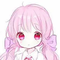 微信头像小女孩萌萌哒可爱卡通点击鼠标右键下载