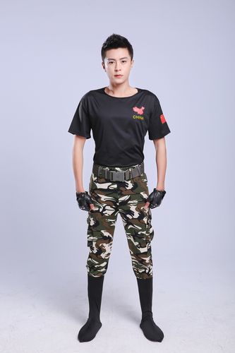 新款军装升旗手军旅舞蹈服沙场雄风演出服男女特种兵迷彩表演服饰
