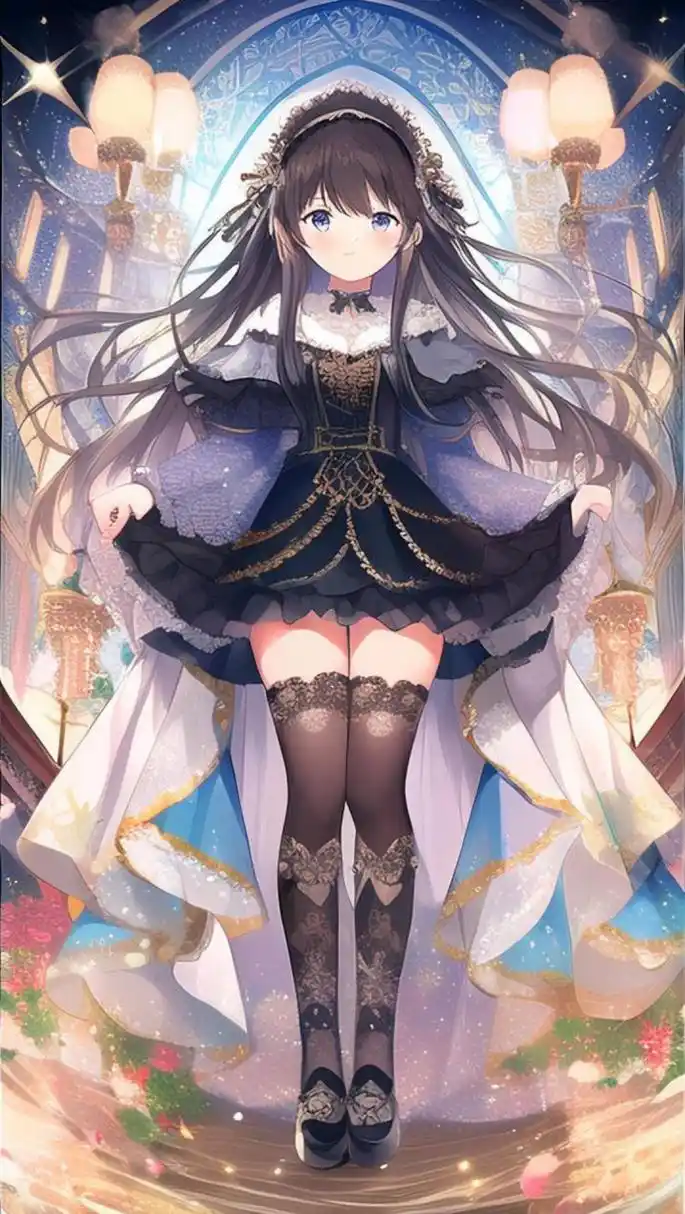 有趣表情 :好看的公主裙动漫美女头像表情手机壁纸#有趣表情# #动漫