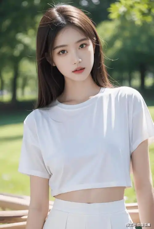 美女壁纸:白色t恤短裙,农家小院的清新女神_身材_双腿_皮肤