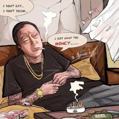 这幅画送给了倪大红老师本人