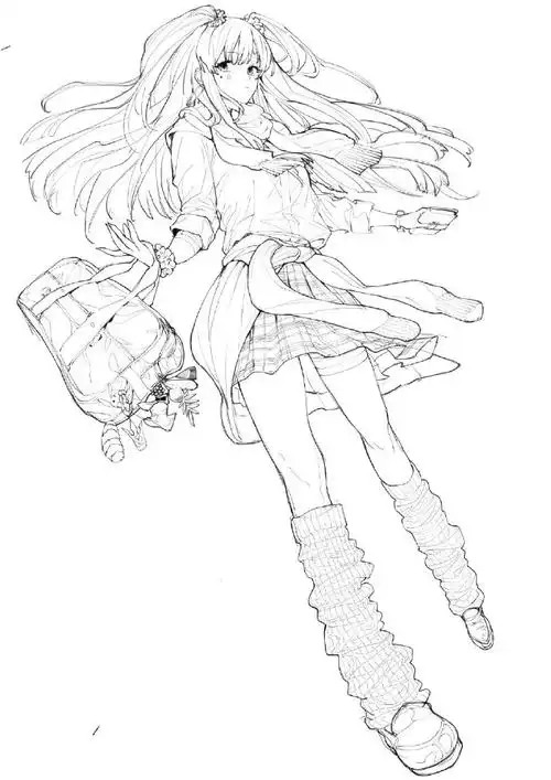 魅力四射的角色手稿 动漫插画参考 ねいてび