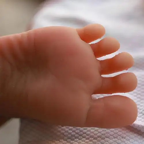 跨境代发小女孩脚丫真人倒模美女小码脚仿真足模网店拍照丝袜h31