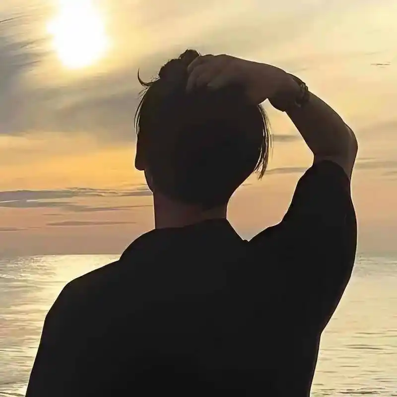 夕阳下的背影 #面具下的男人 #孤独是常态 #治愈自己 # - 抖音