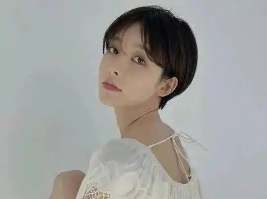 换上露耳短发,两边头发别起来,展现出小女人的妩媚感,简单好看免打理