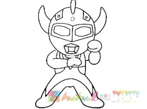 奥特曼卡通图片简笔画