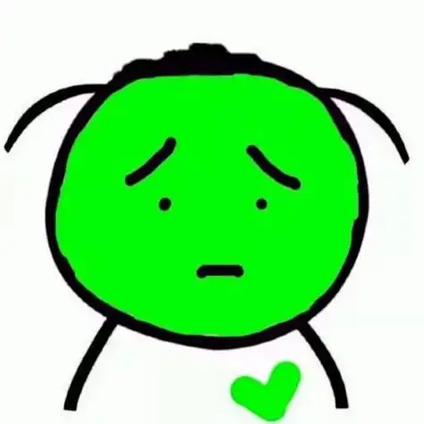 抖音超火绿色头像