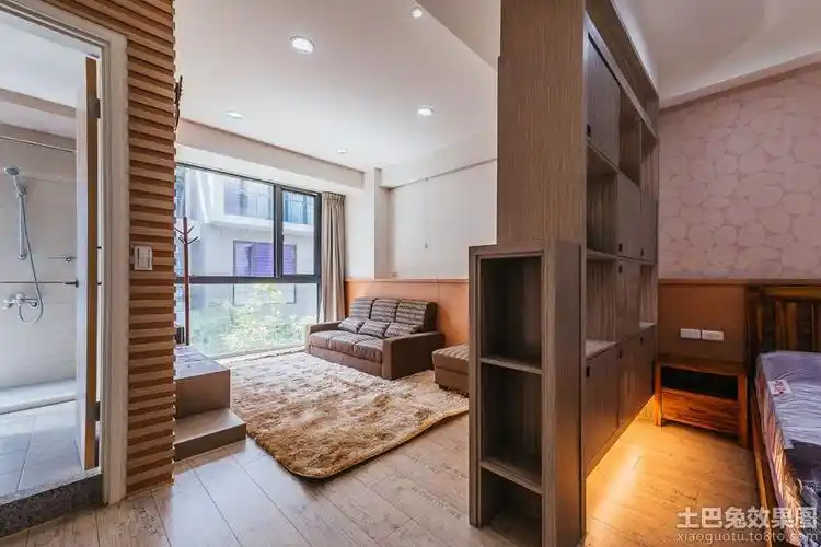 小客厅卧室隔断效果图设计图片赏析