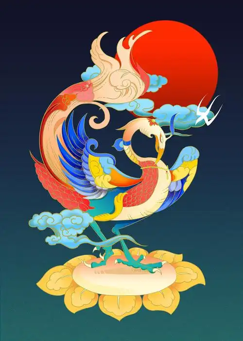 鸾 2年前 2103 10 1 厦门  |  设计爱好者 查找了很多资料,古代凤凰的